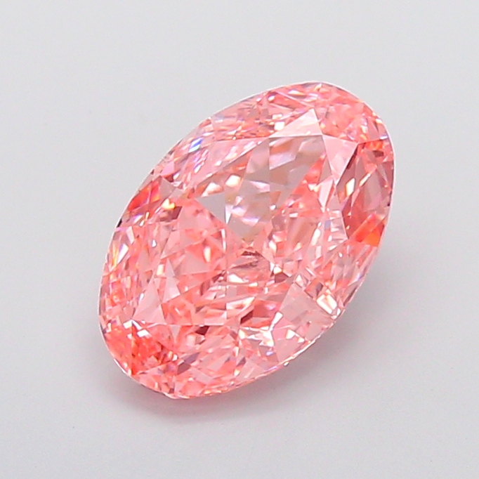 Oval 6.01ct Fancy Vivid Pink VS1