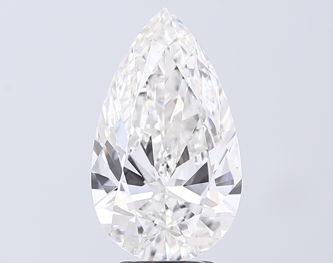4.09 ct. pear Lab Grown Diamond front image