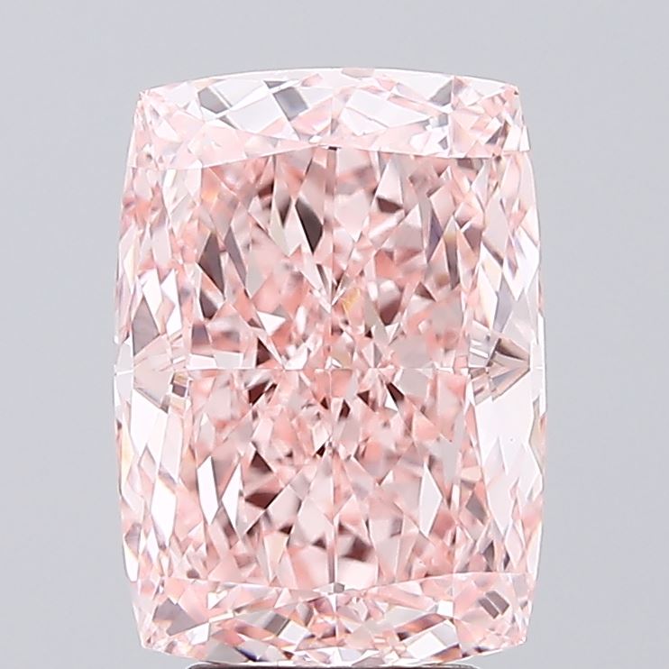 4.31ct Cushion Fancy Vivid Pink VVS2 IGI
