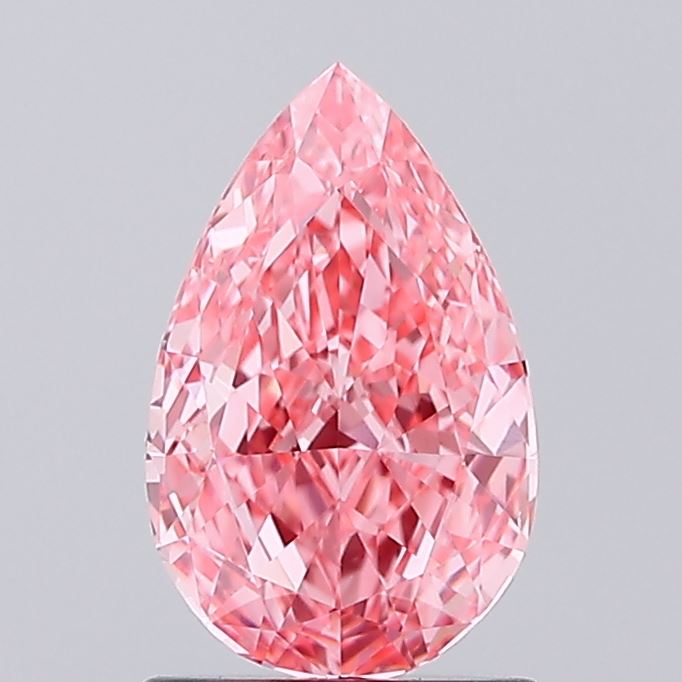 1.2ct Pear Fancy Vivid Pink VVS2 IGI