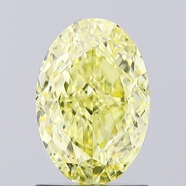 1.51ct Oval Fancy Intense Yellow VS1 IGI