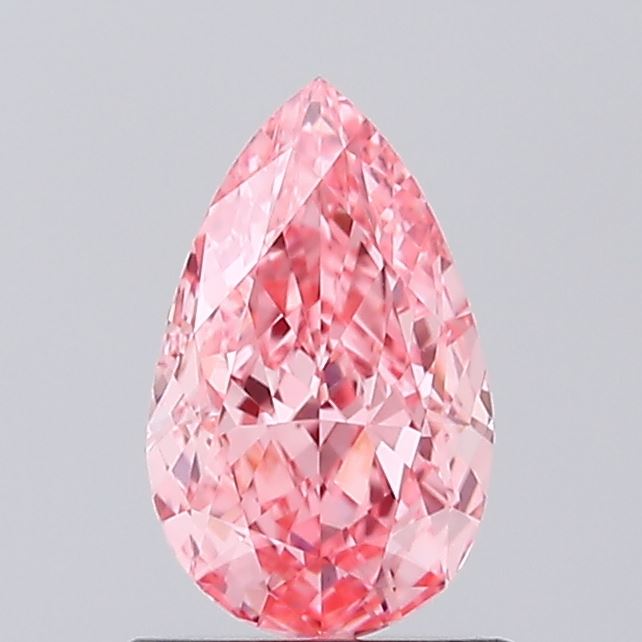 1.01ct Pear Fancy Vivid Pink VVS2 IGI