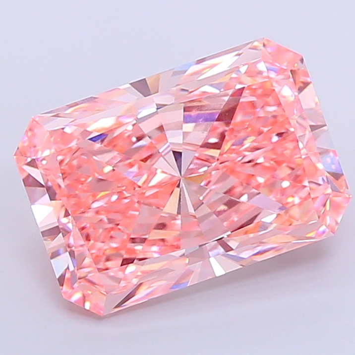 Radiant 11.4ct Fancy Vivid Pink VVS2