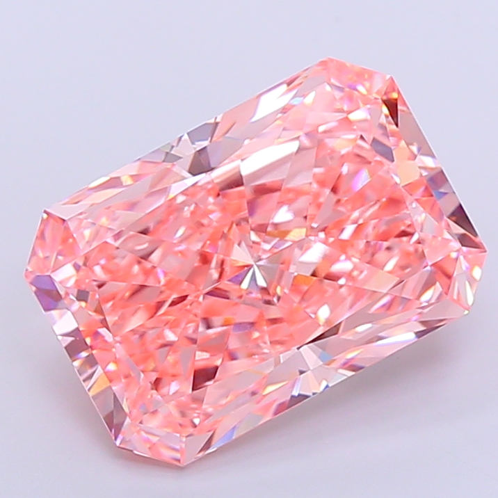 Radiant 11.4ct Fancy Vivid Pink VVS2