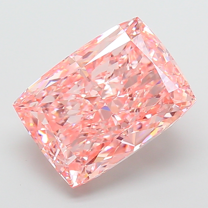Cushion Modified 8.04ct Fancy Vivid Pink VVS2