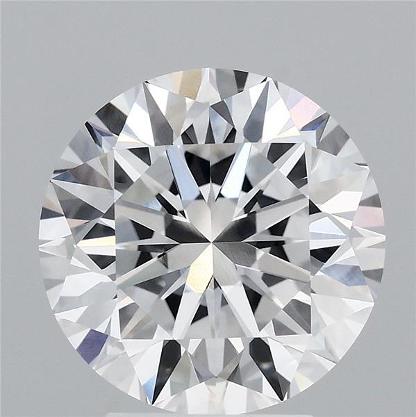3.82 Carat Round Cut E VVS2 Diamond - view 1