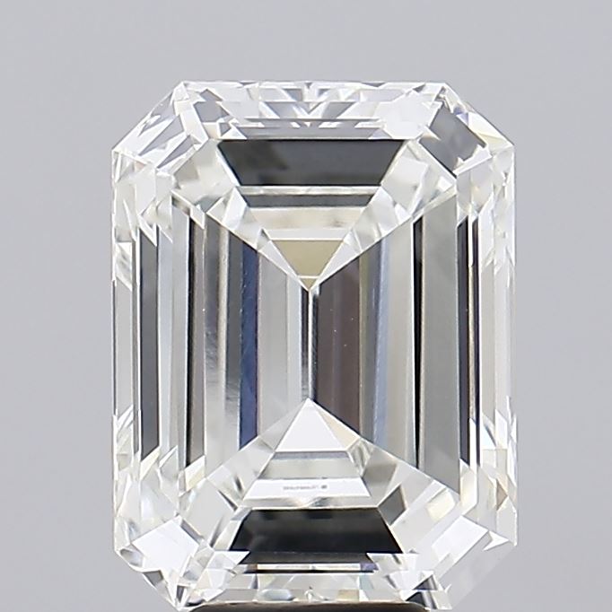 Emerald cut 7.56ct G VVS2