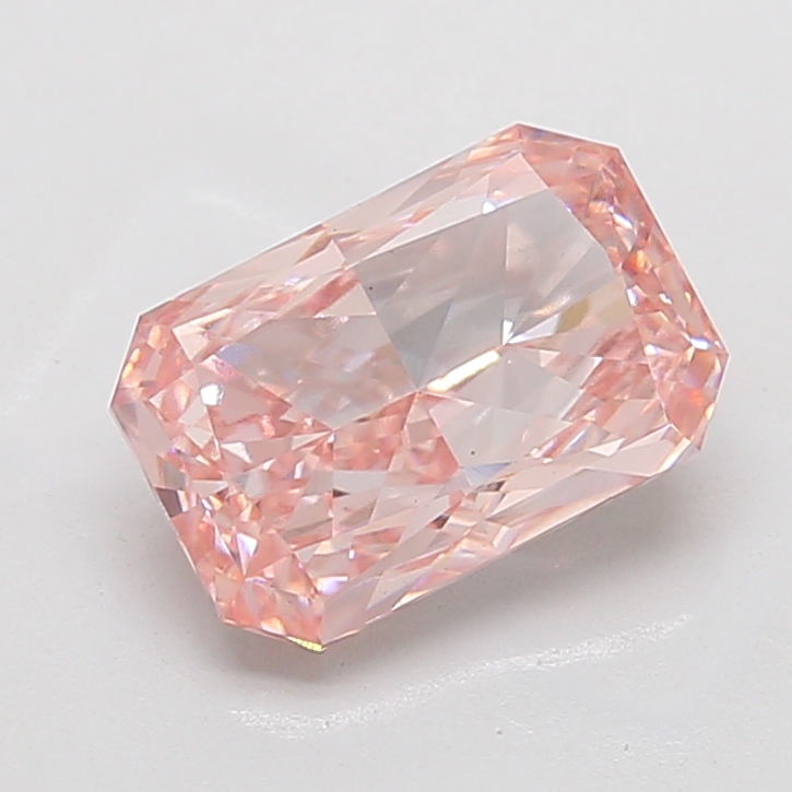 Radiant 5.03ct Fancy Intense Pink VS1