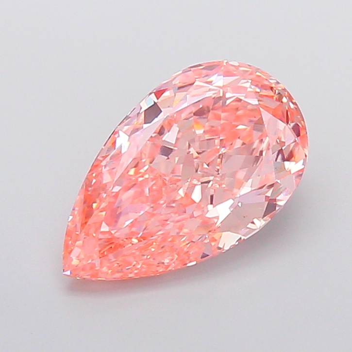 Pear 4.74ct Fancy Intense Pink VS1