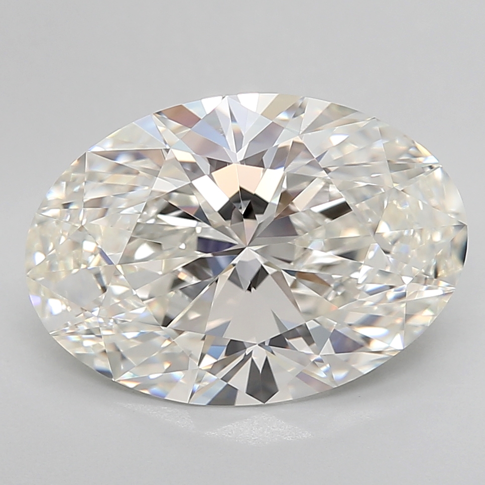 Oval 5.81ct H IF