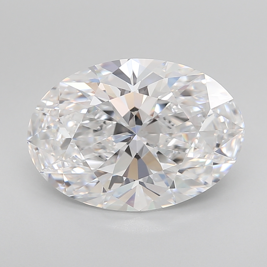 Oval 5.41ct D IF