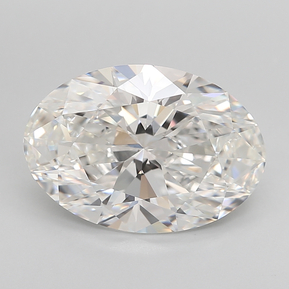 Oval 5.09ct F IF