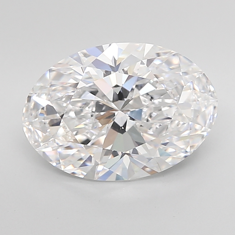 Oval 4.42ct D IF