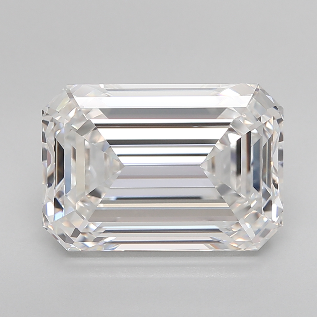 Emerald cut 7.02ct E IF