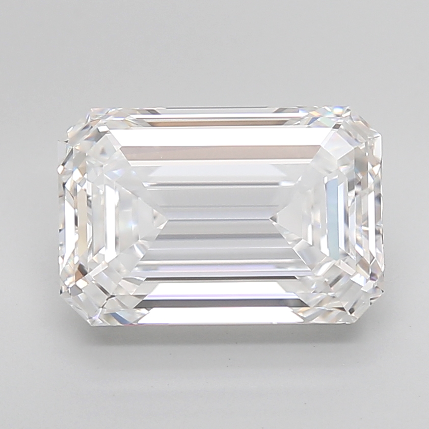 Emerald cut 5.01ct D IF