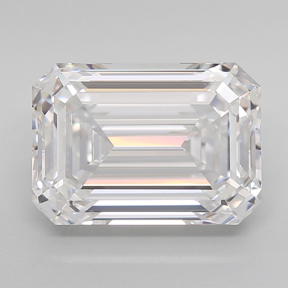 Emerald cut 5.01ct D IF