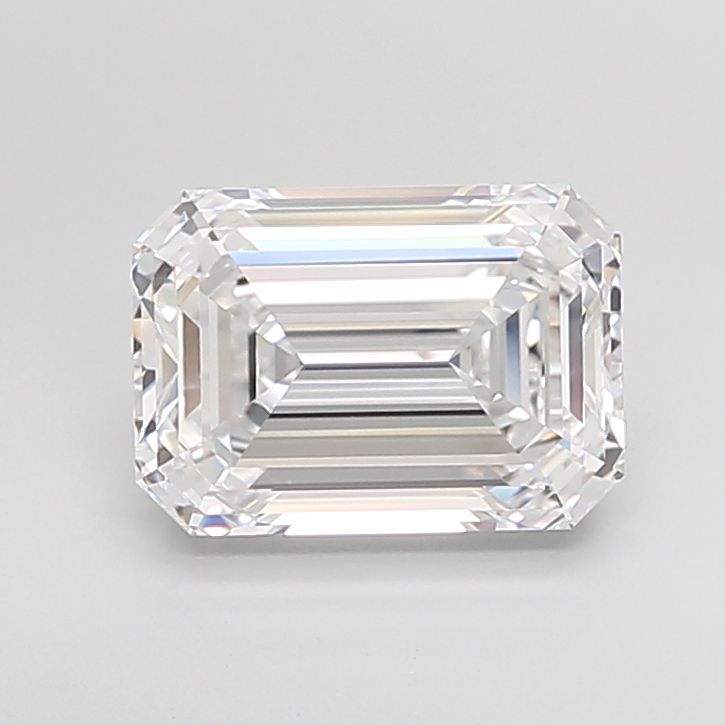 Emerald cut 4.56ct D IF
