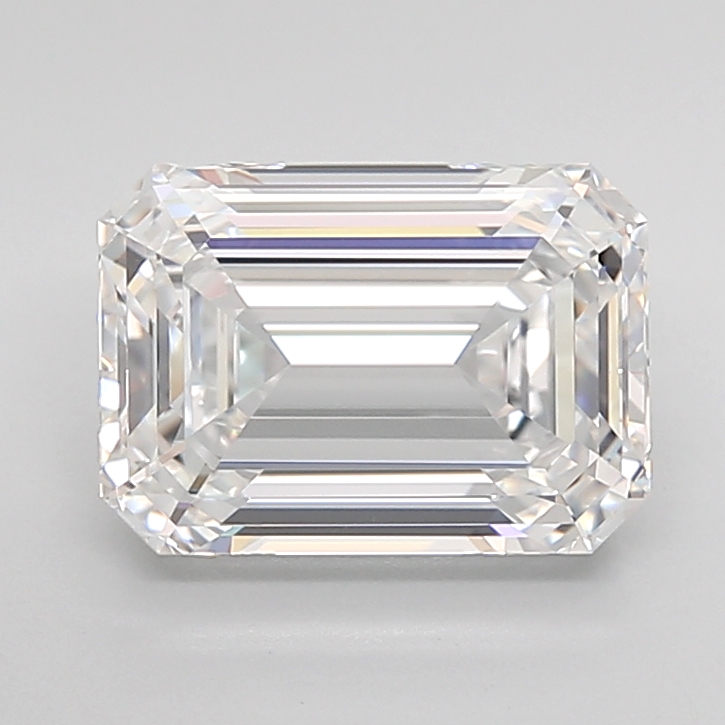 Emerald cut 4.49ct D FL