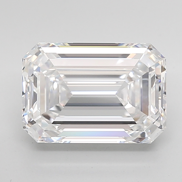Emerald cut 4.30ct D IF