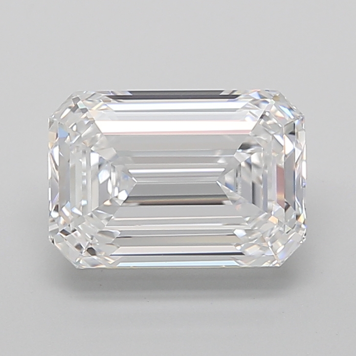 Emerald cut 4.27ct D IF