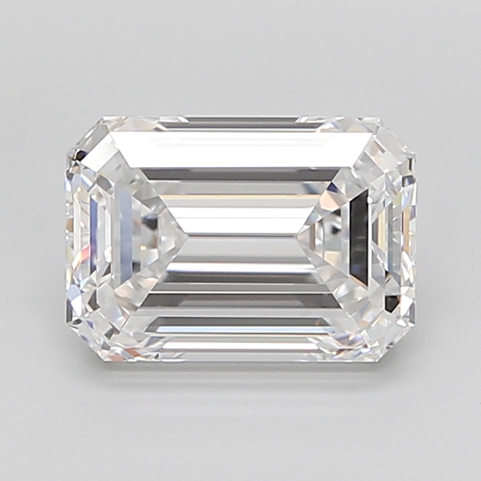 Emerald cut 4.09ct D IF