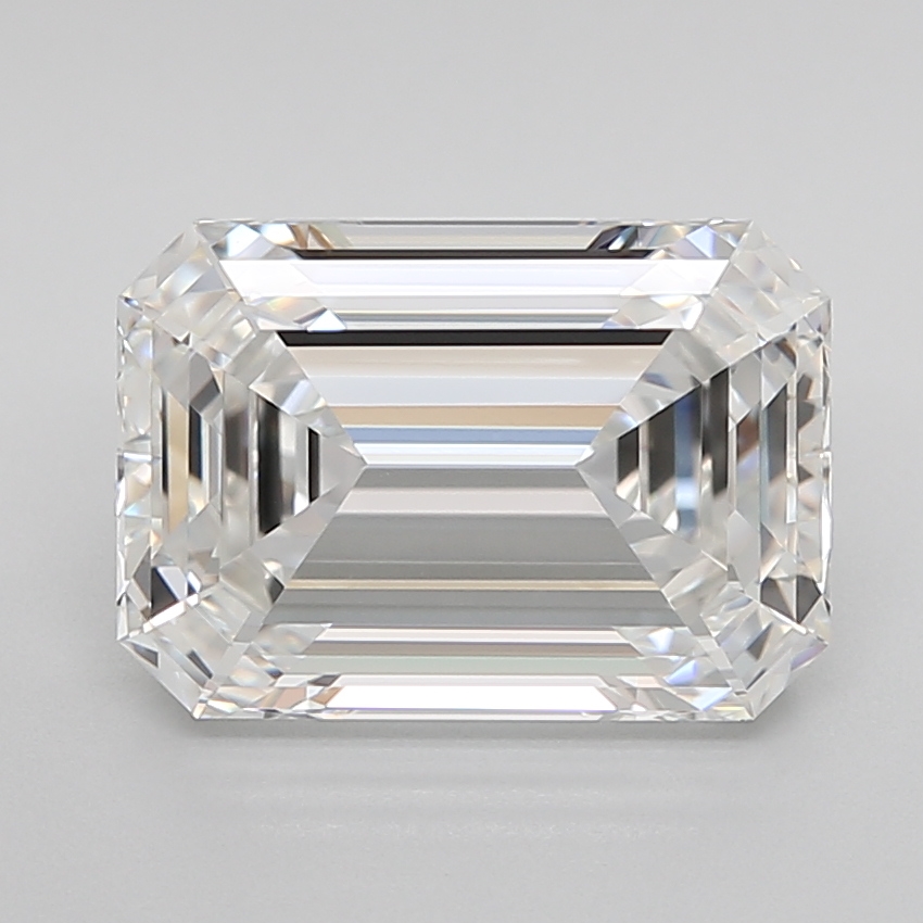 Emerald cut 4.08ct F VVS1