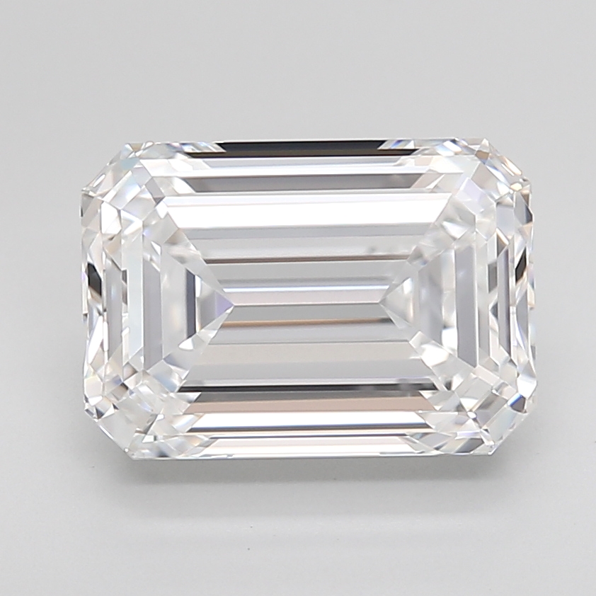 Emerald cut 4.06ct D IF