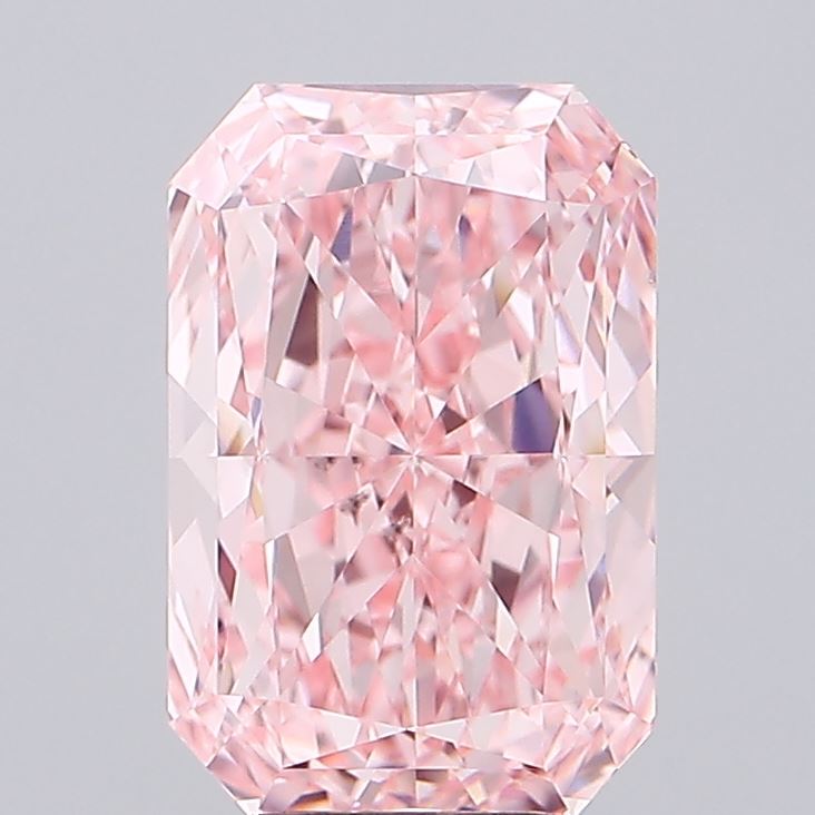6.0ct Radiant Fancy Vivid Pink VS1 IGI