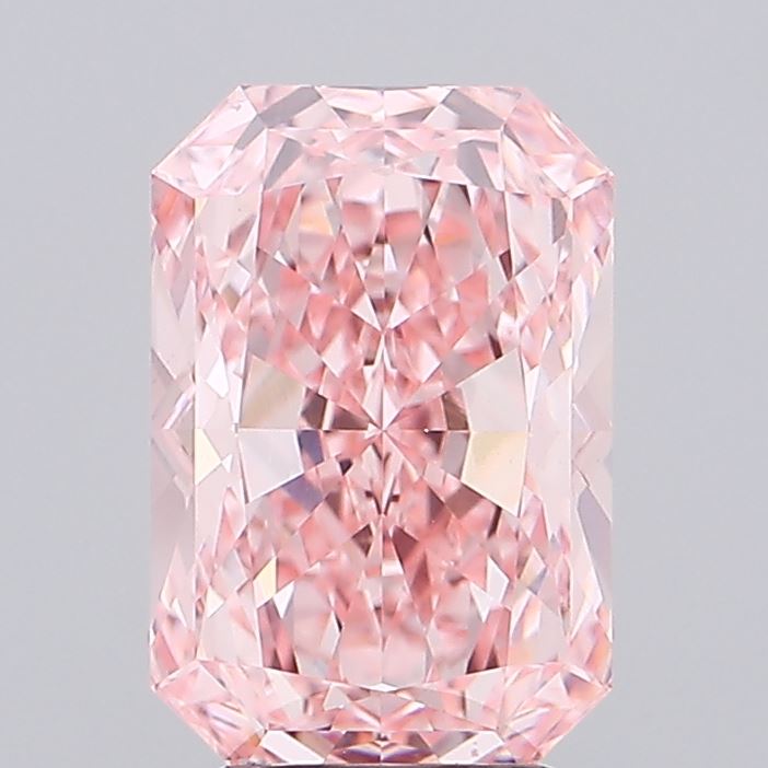 4.0ct Radiant Fancy Vivid Pink VS1 IGI