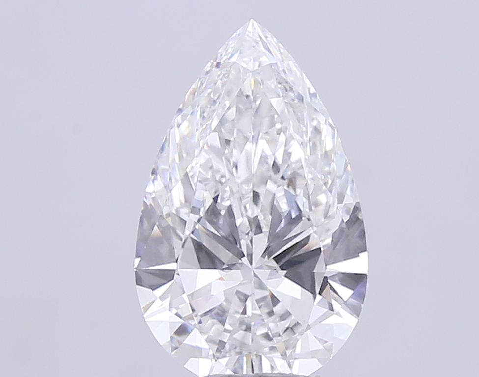 Pear 6.56ct E VVS2