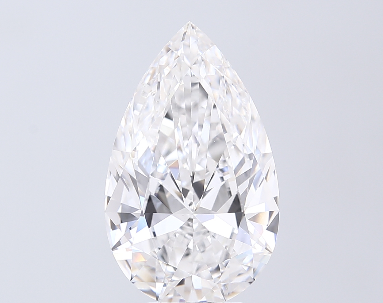 6.01 ct. pear Lab Grown Diamond front image