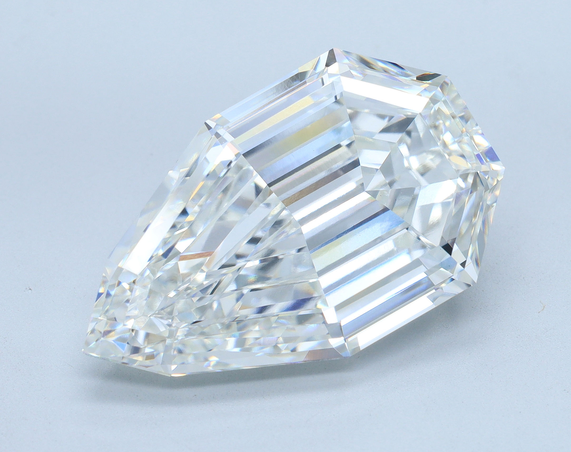 14.69ct Pear Step F VVS2 IGI