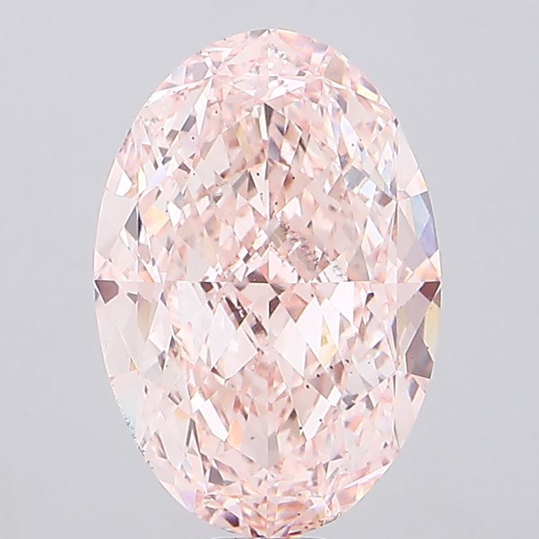 40.10ct Oval Fancy Intense Pink VS2 IGI