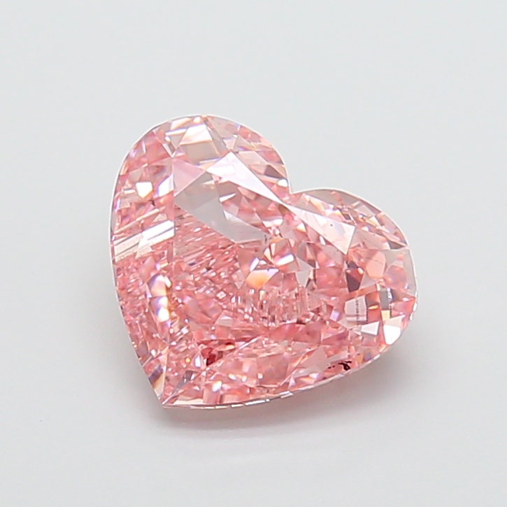 Heart 4.01ct Fancy Vivid Pink VS1