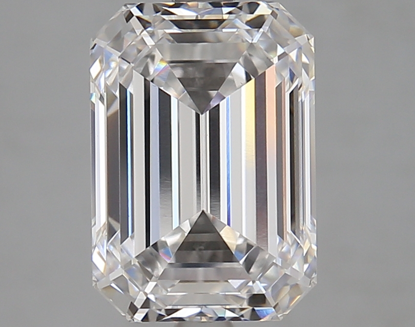 Emerald cut 4.10ct D VVS2