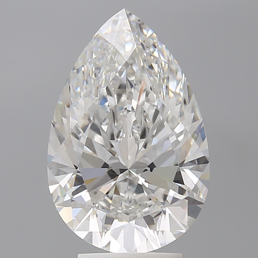 Pear 4.53ct E VVS2