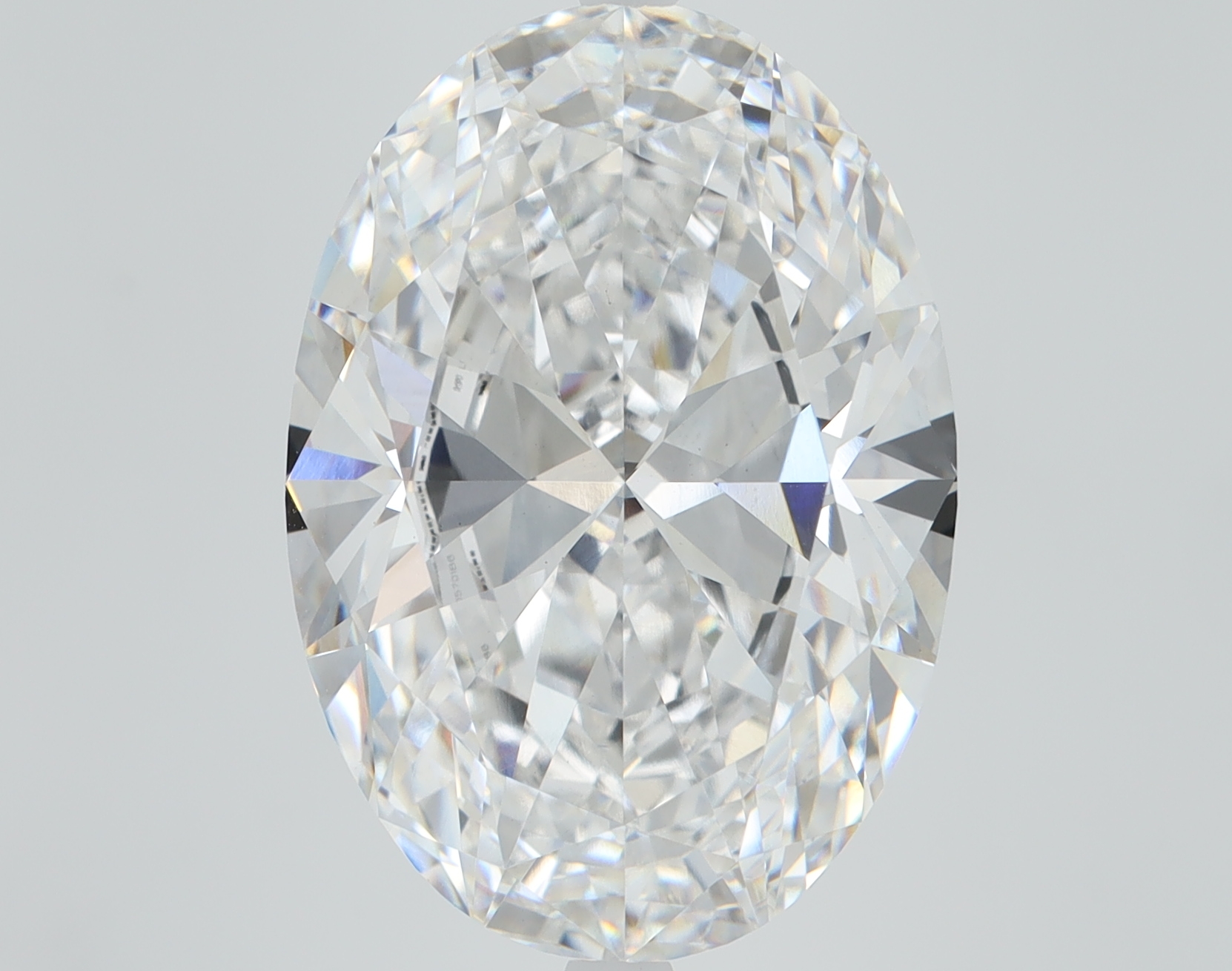 Oval 10.8ct D VVS2