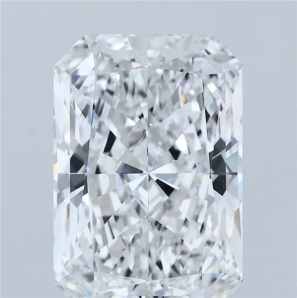 3.82 Carat Radiant Cut D VVS2 Diamond - view 1