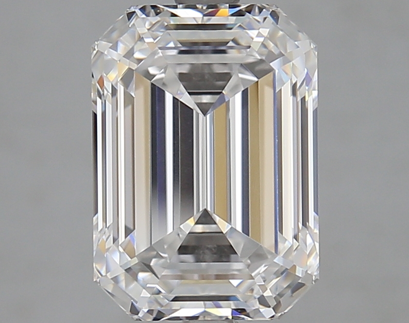 Emerald cut 4.05ct D IF