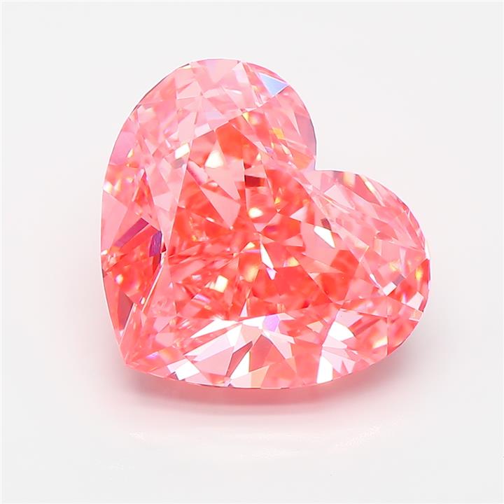 Heart 7.53ct Fancy Vivid Pink VVS2