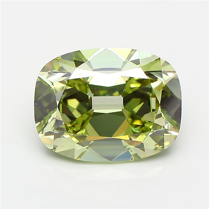 Old Miner 5.02ct Fancy Vivid Green VS2