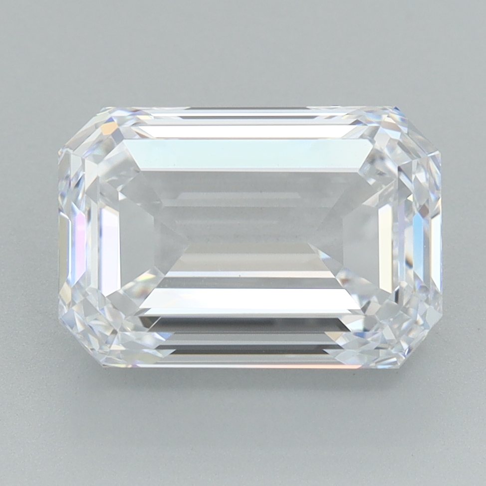 Emerald cut 4.01ct D IF