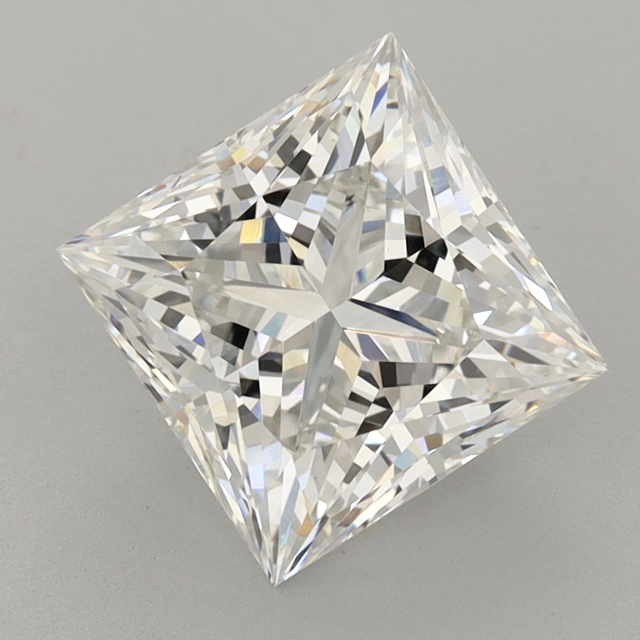 3.14 Carat Princess Cut Lab Diamond