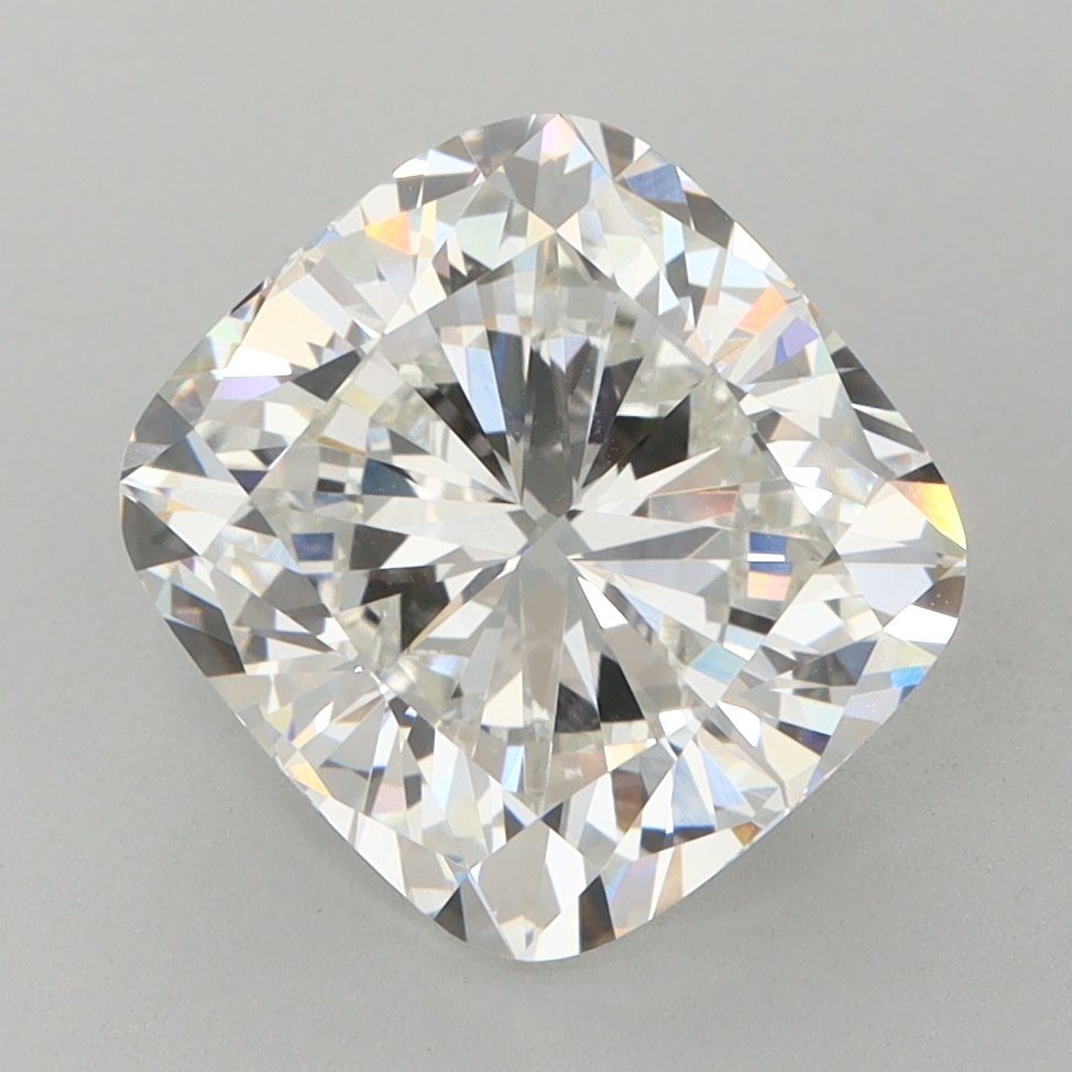 3.92 Carat Cushion Cut Lab Diamond
