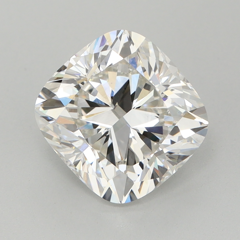 3.21 Carat Cushion Cut Lab Diamond