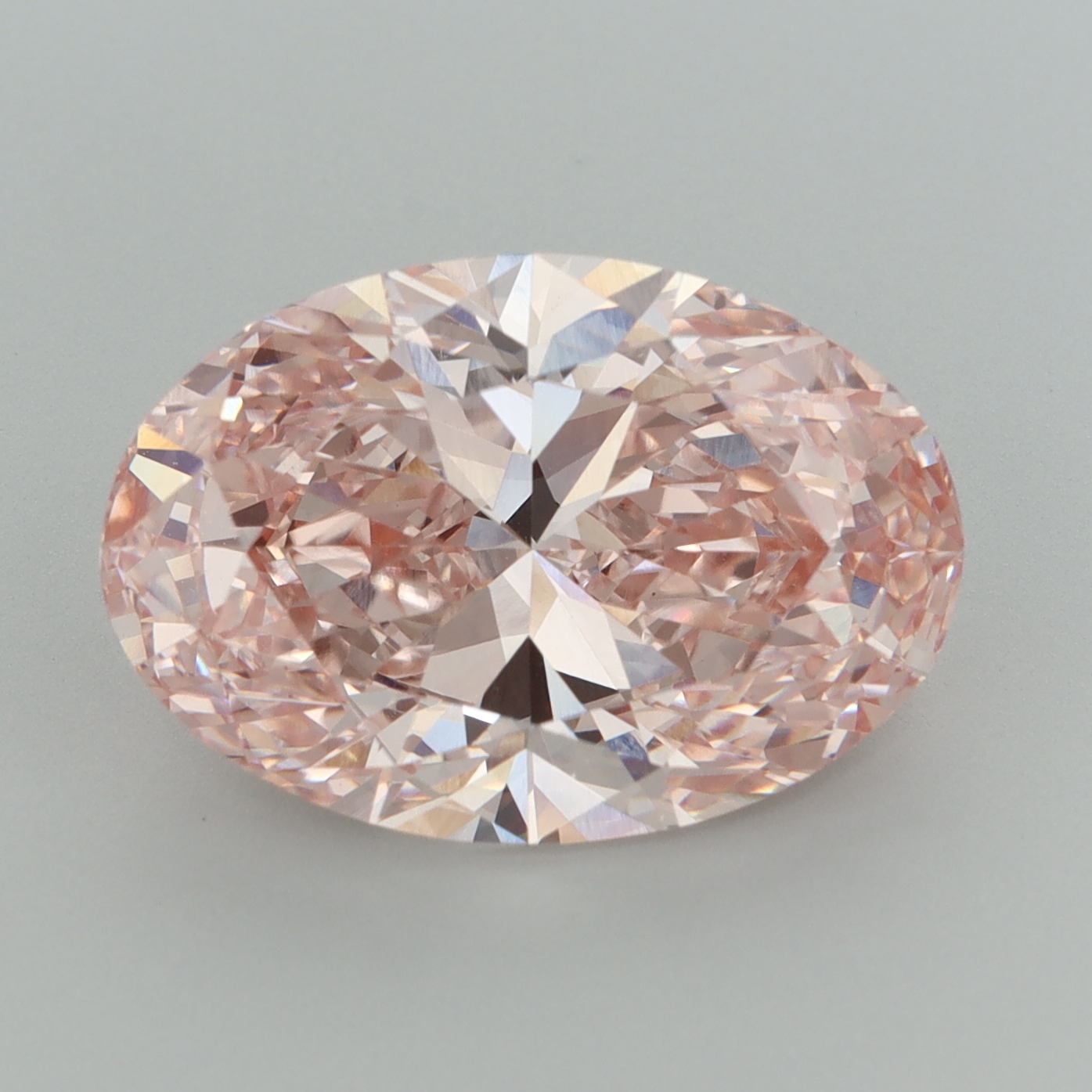 Oval 7.05ct Fancy Vivid Pink VVS2