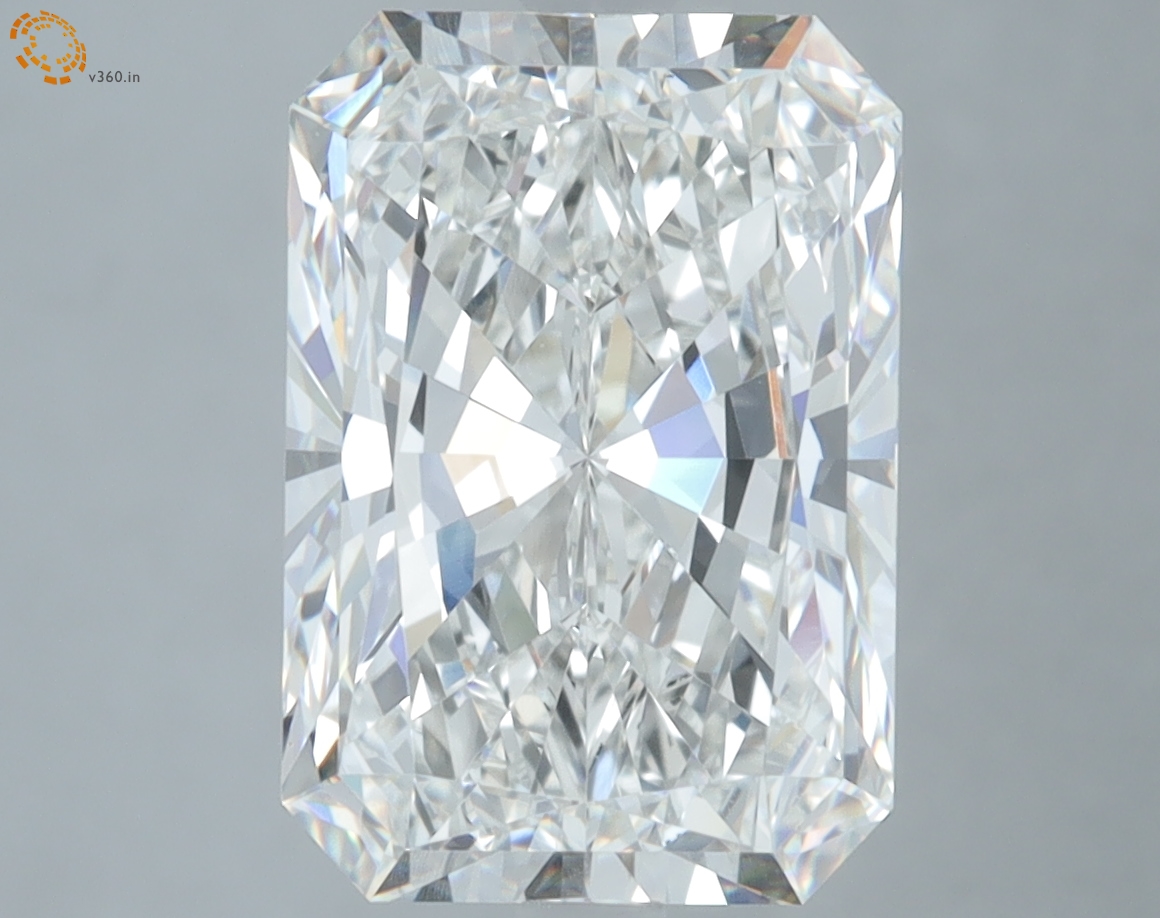 Radiant 5.09ct F VVS2