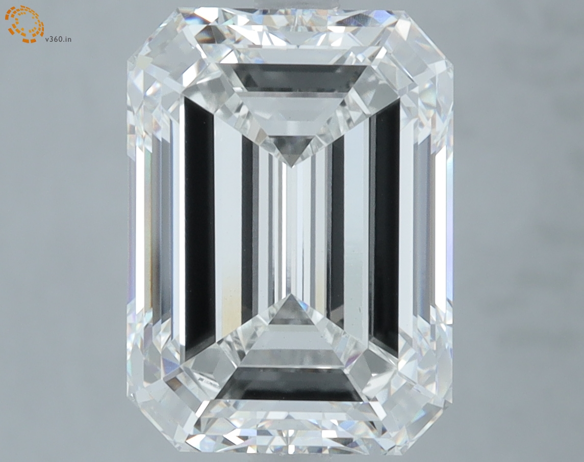Emerald cut 6.02ct E VS1