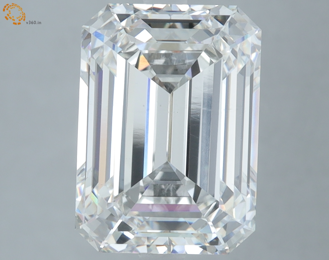 Emerald cut 5.59ct E VS1