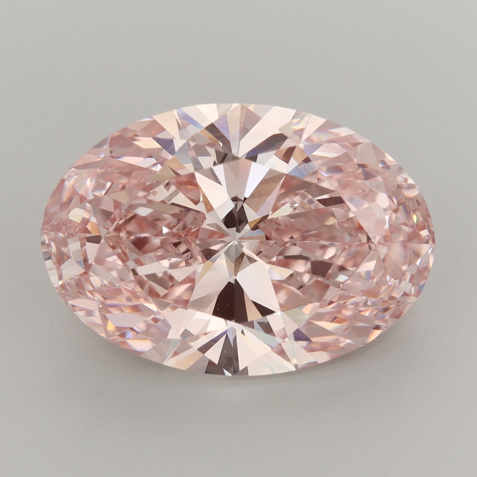 Oval 10.5ct Fancy Vivid Pink VS1